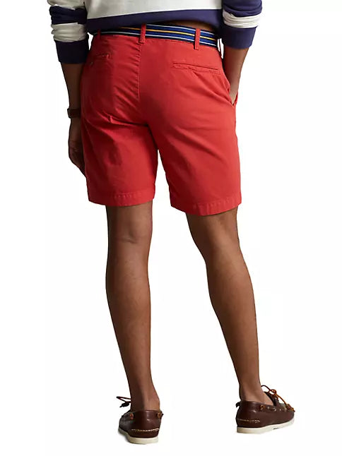 Polo Ralph Lauren Men's Stretch Classic-Fit Shorts Color Starboard Red Size 35
