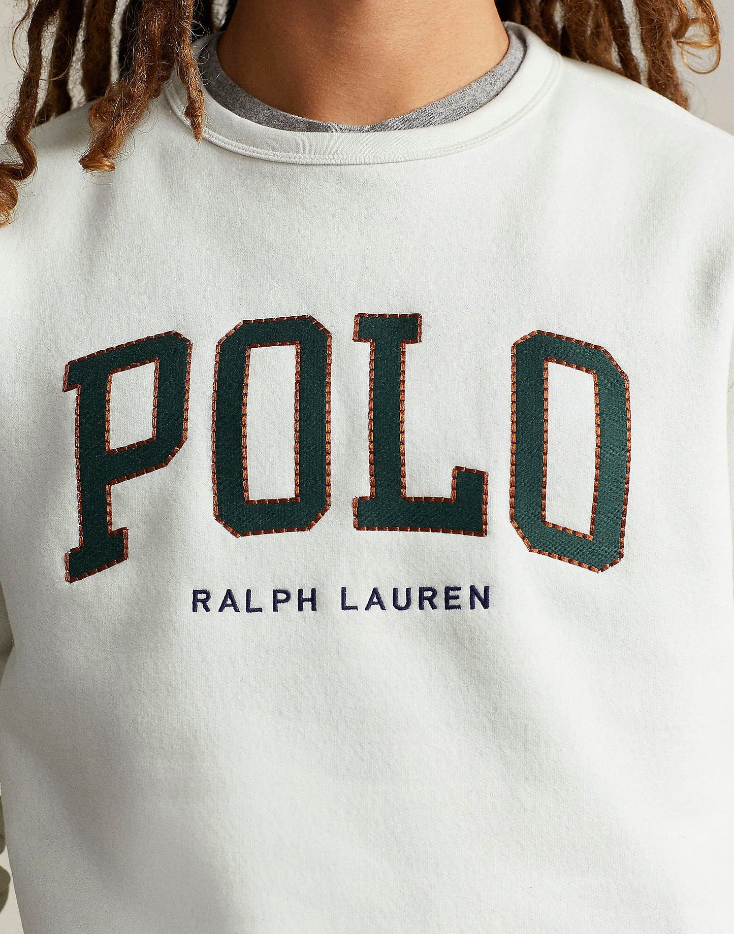 Polo Ralph Lauren Men's The RL Fleece Logo Sweater Color Nevis Size L