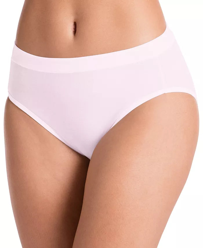 Jockey Women's Underwear Cotton Stretch Hipster Shell Pink Size 6