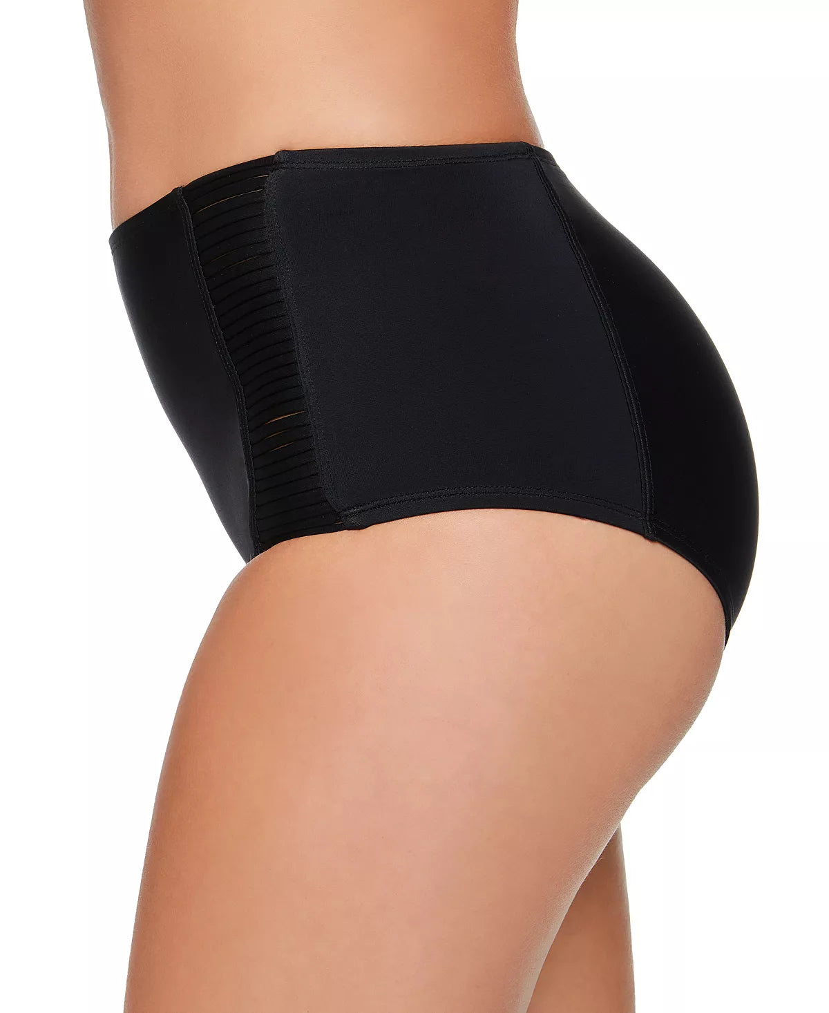 Salt Cove Juniors Solid High-Waist Bikini Bottoms Color Black Size XS