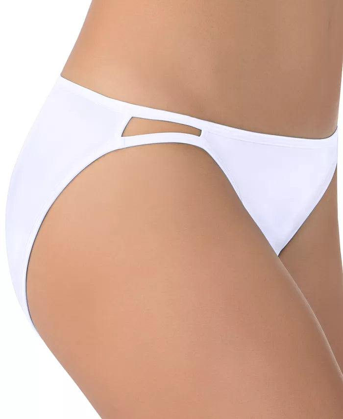 Vanity Fair Women's Illumination String Bikini Underwear Star White Size XL