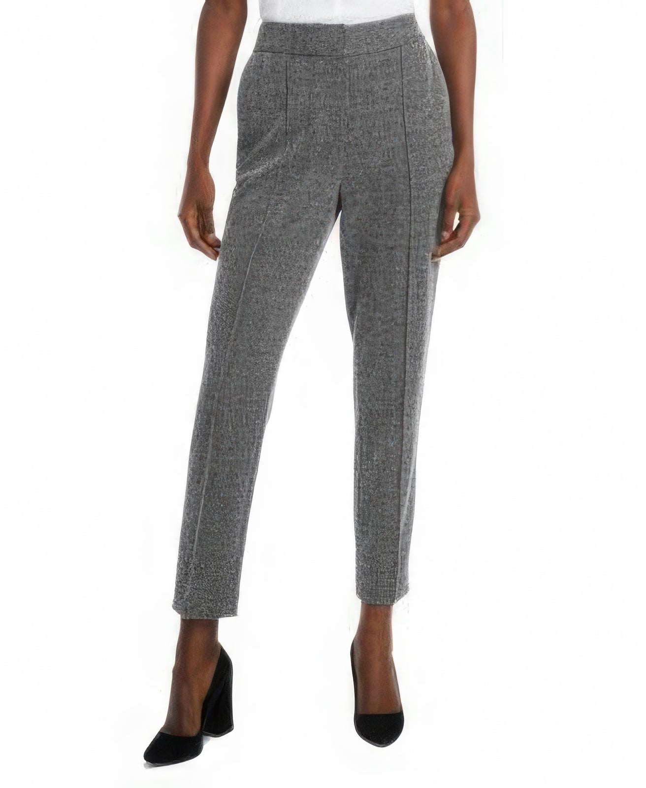 Vince Camuto Women's Textured Dress Pants Color Charcoal Size 12