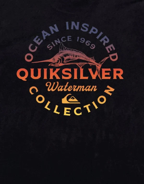 Quiksilver Men's Ocean Eyes T-shirt Color Black Size M