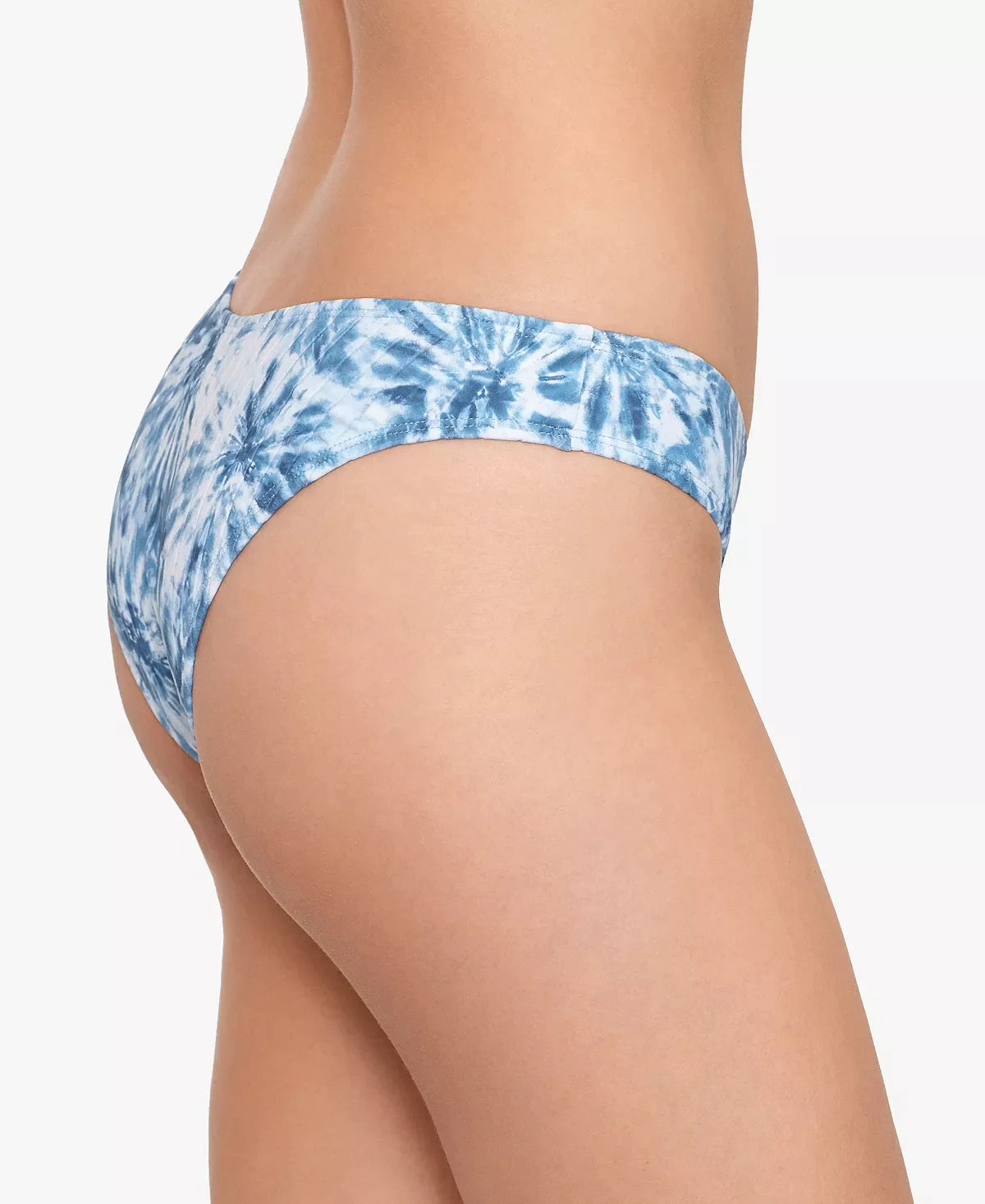 Salt Cove Juniors Tie-Dyed Ribbed Scoop Hipster Bottoms Color Midnight Blue Size XL