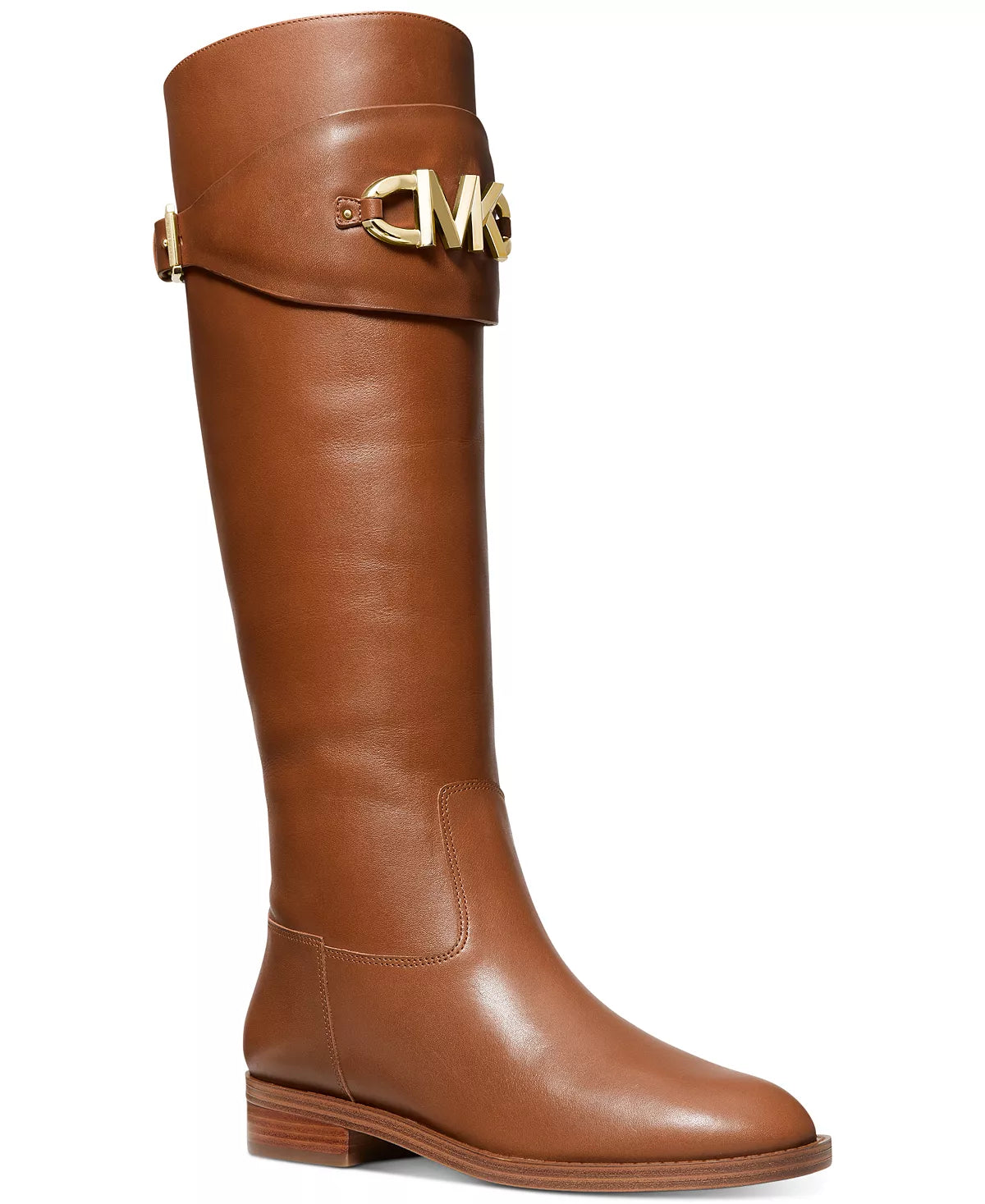 Michael Kors Women's Izzy Tall Riding Boots Color Luggage Size 8M