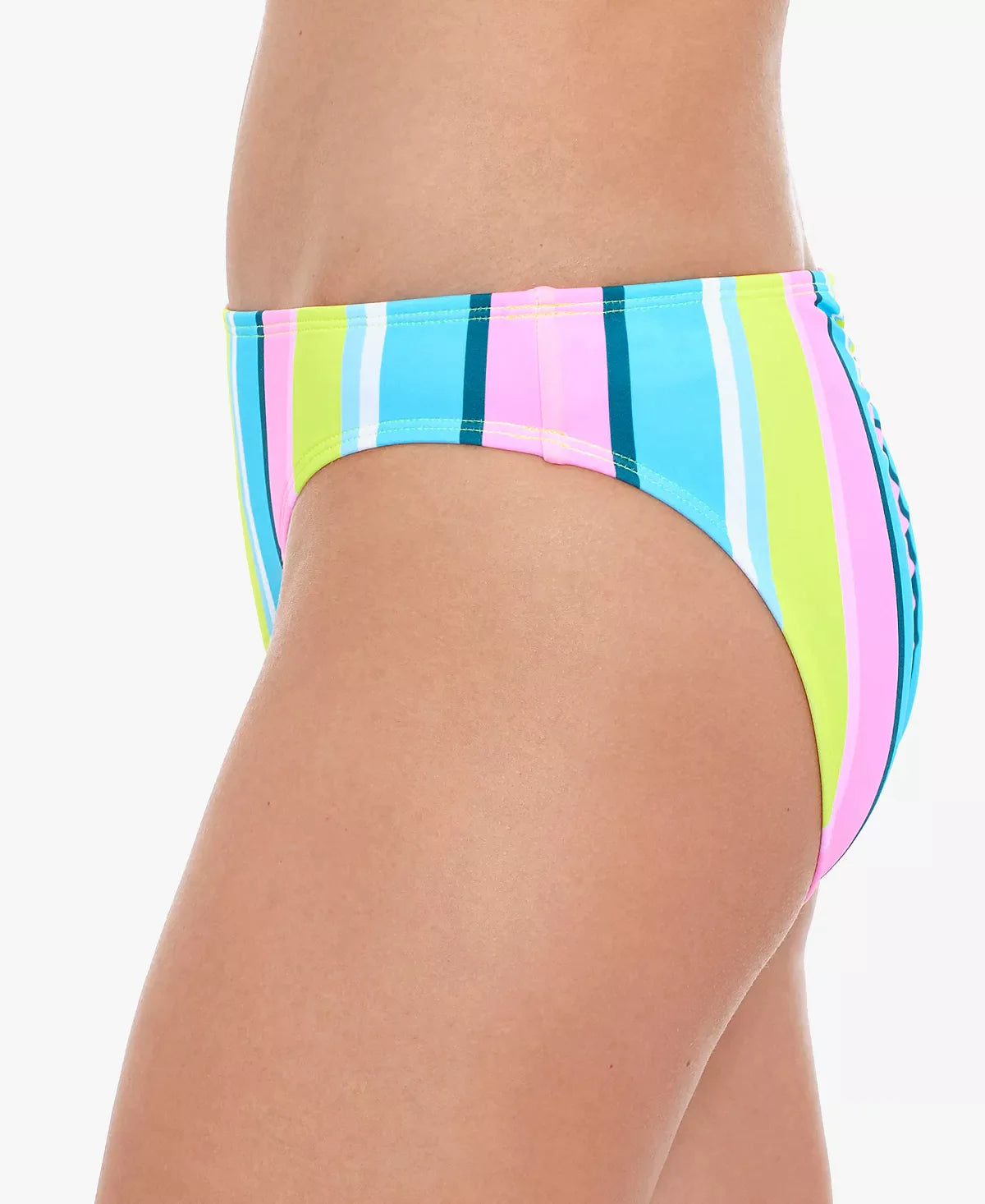 Salt Cove Juniors' Sunny Stripe Hipster Bikini Bottoms Multicolor Size M