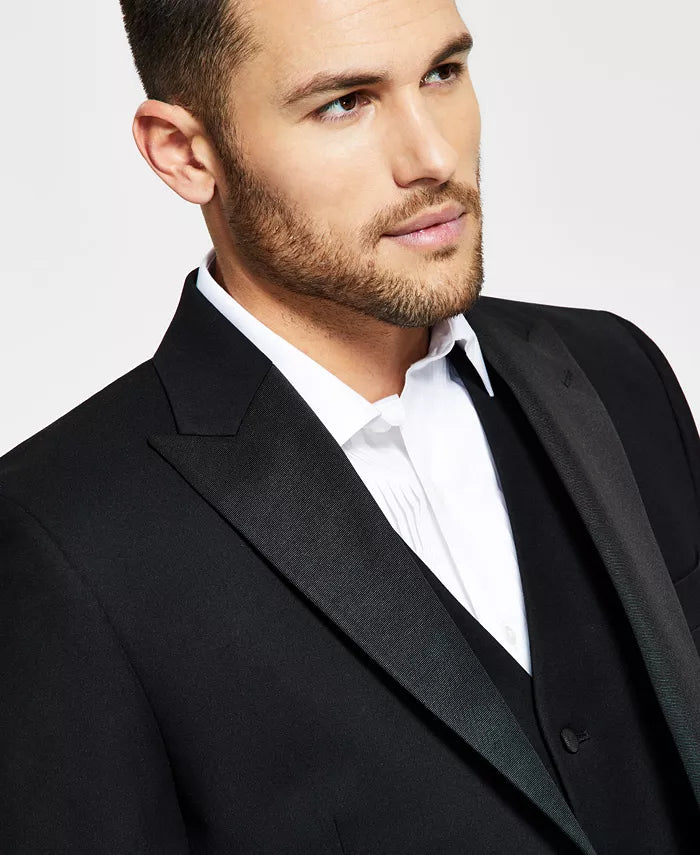 Alfani Men's Classic-Fit Stretch Tuxedo Jacket Color Black Size 42R
