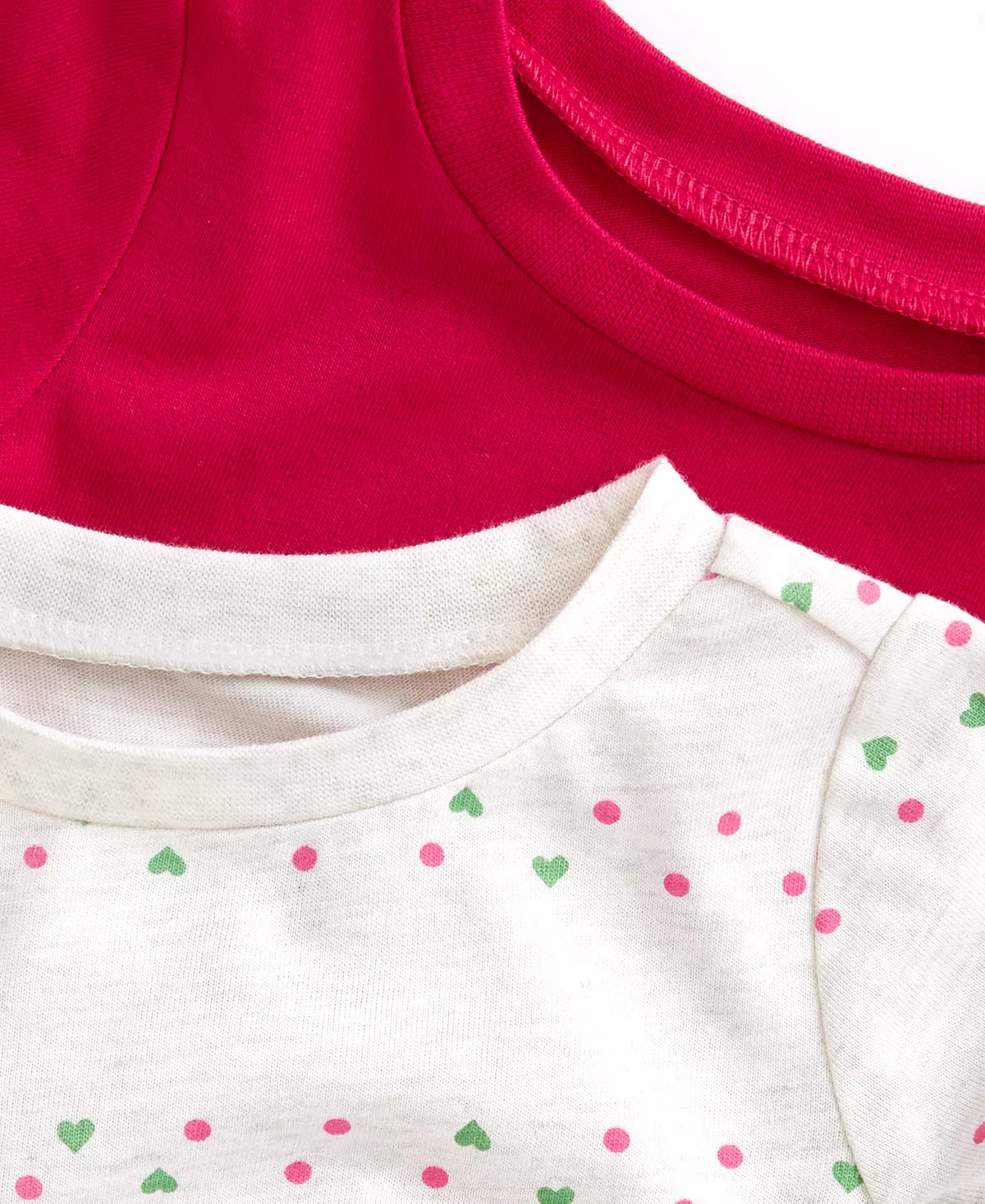 First Impressions Baby Girls Chloe 2-Pk. Solid & Heart Long-Sleeve Dresses Color Bone Hthr Size 24 Months
