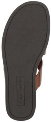 Vince Camuto Men's Waely Crisscross Upper Straps Sandals Cognac Size 9