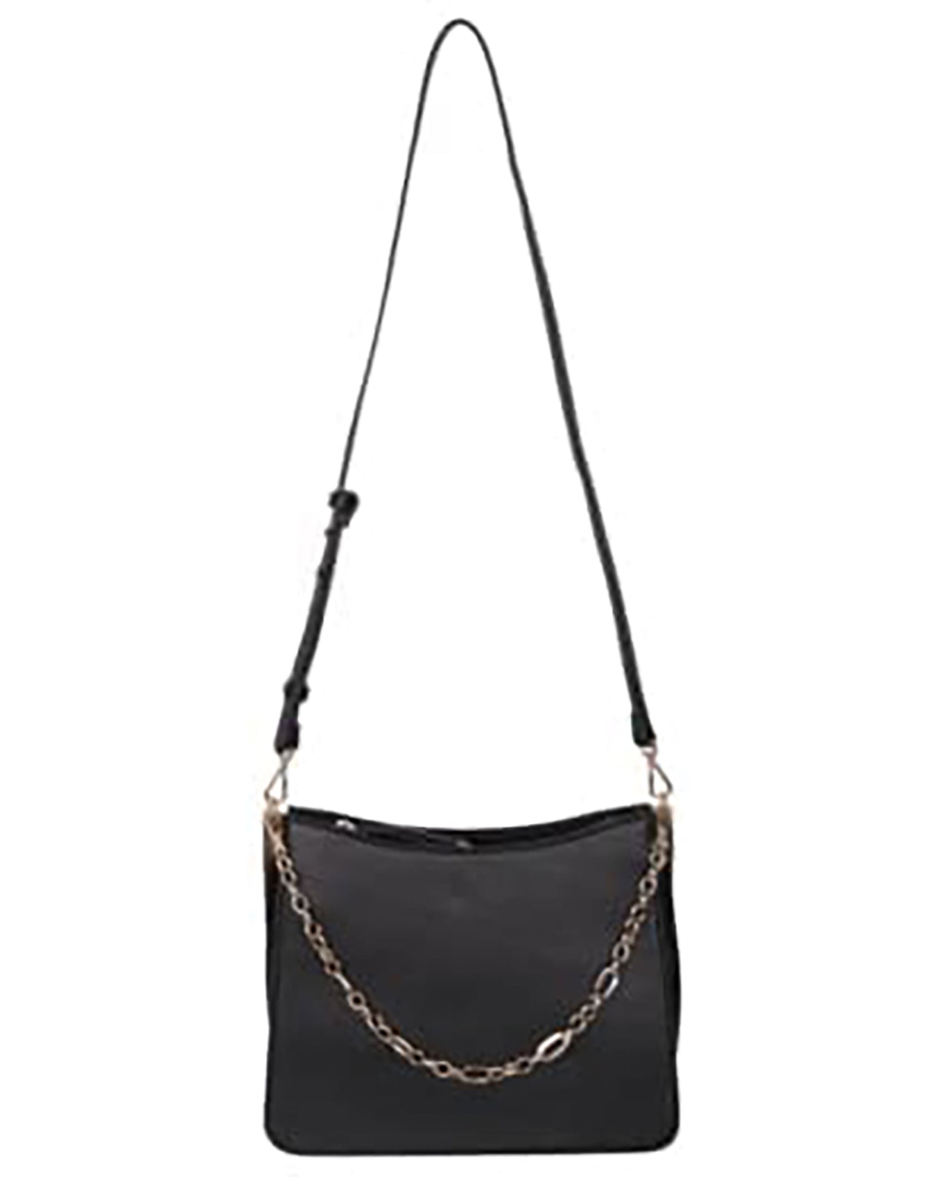 Alfani Chain Hobo Color Black