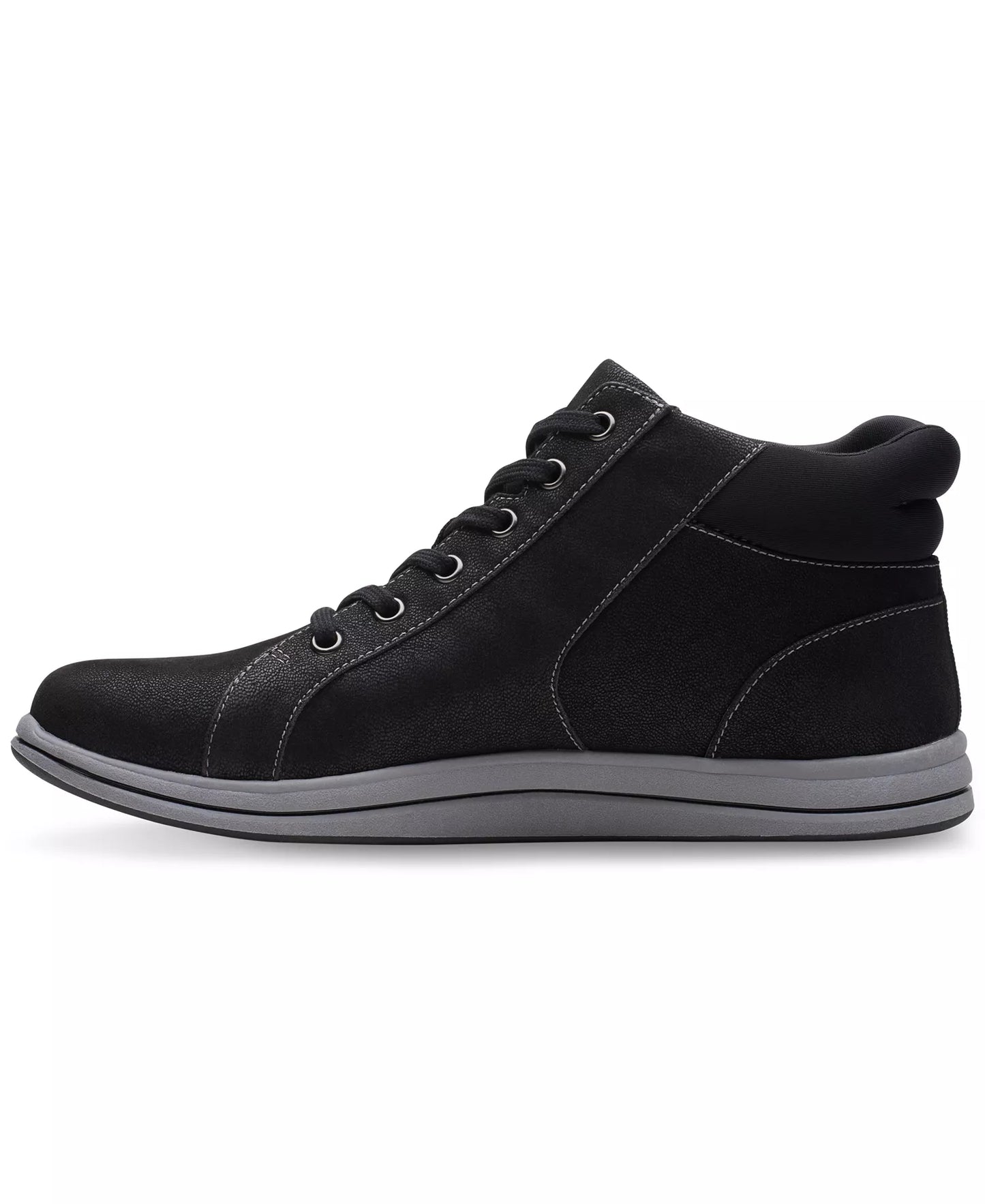 Clarks Women's Breeze Glide Lace-Up Zip Sneakers Black Size 9