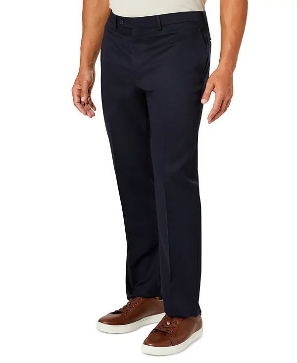 Van Heusen Men's Classic-Fit 2-Pc Suit Color Navy Solid 46L x 39 Waist