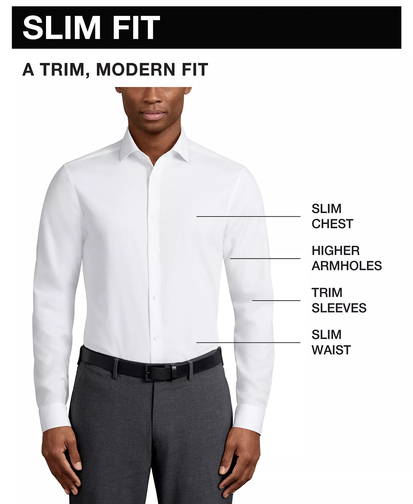 Calvin Klein STEEL+ Men's Regular-Fit Stretch Solid Dress Shirt Lilac 16.5 32/33