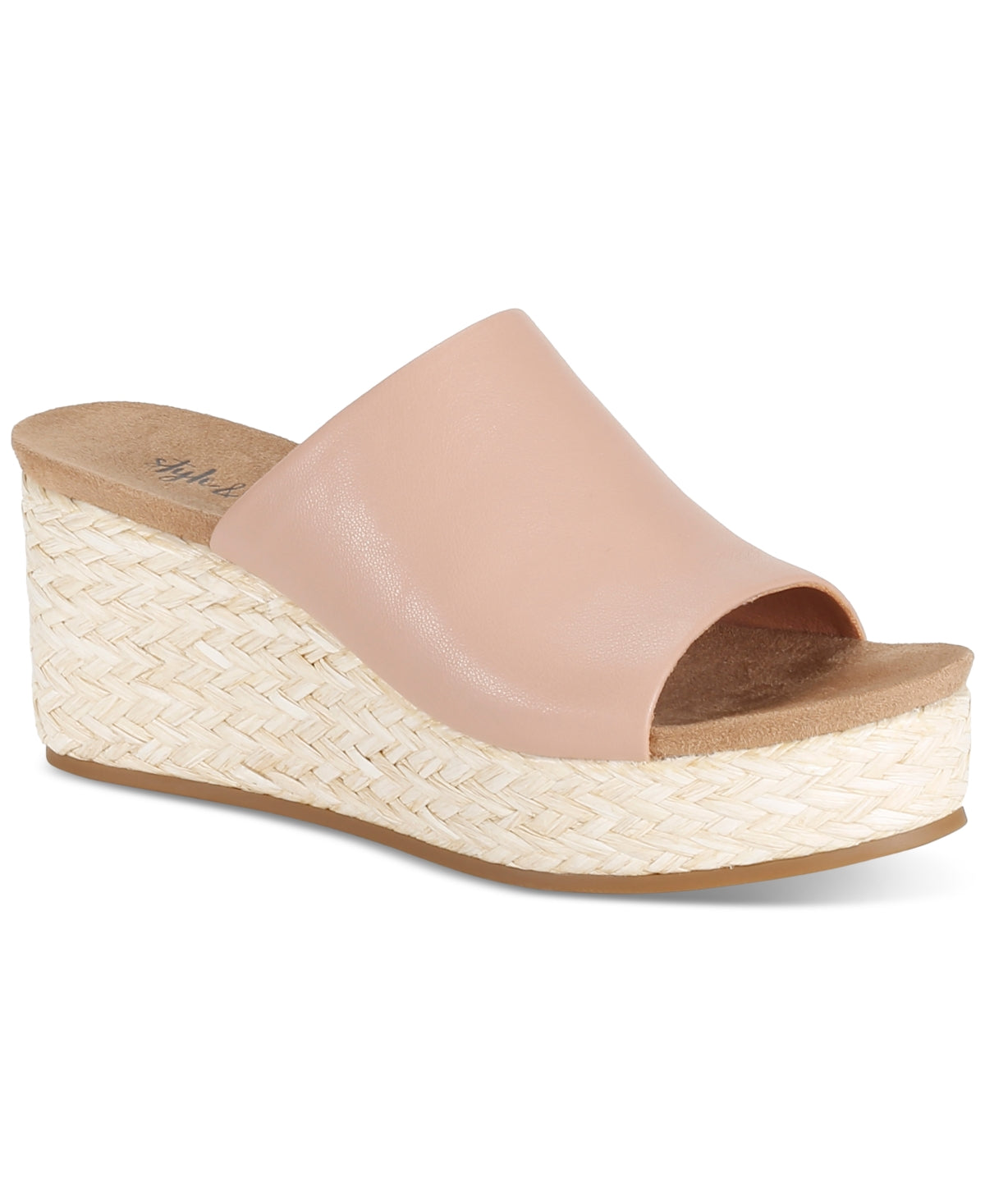 Style & Co Women's Larissaa Slip-On Espadrille Wedge Sandals Color Nude Size 11M