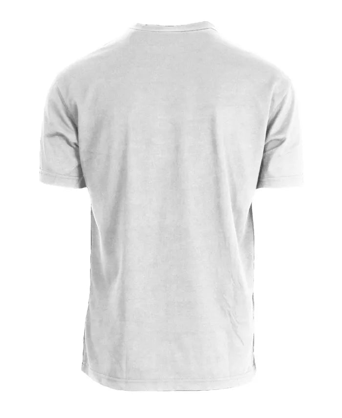 Men's Short Sleeve Crew Neck Classic T-shirt White Size S