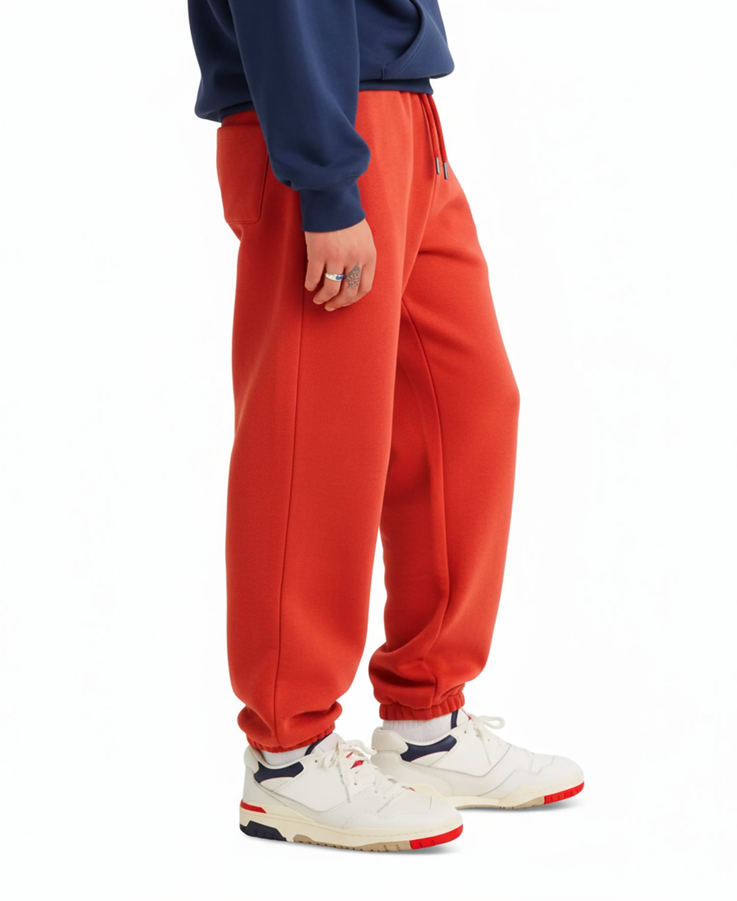 Levi's Mens Relaxed Fit Active Fleece Sweatpants Molten Lava Size XL