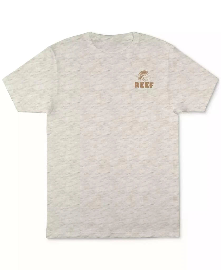 REEF Men's Hulagirly Short-Sleeve T-Shirt Oatmeal Heather Size S