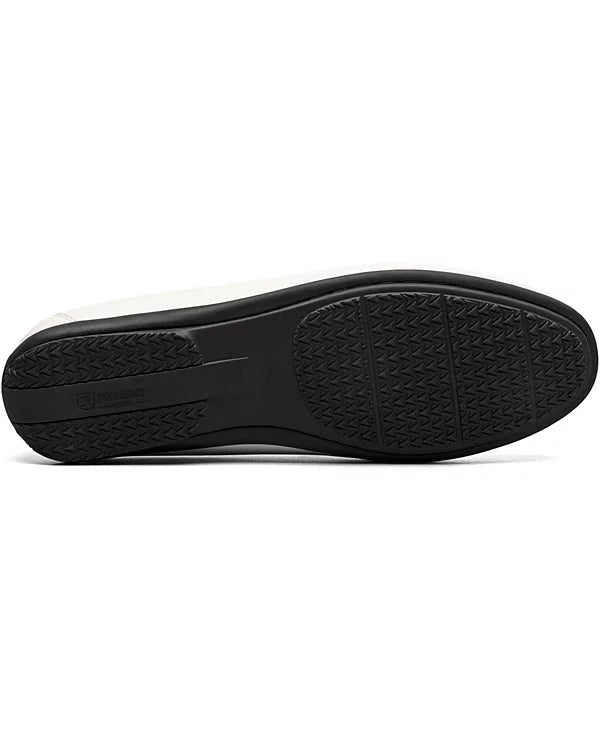 Stacy Adams Men's Conroy Perfed Slip On Shoe White Size 9