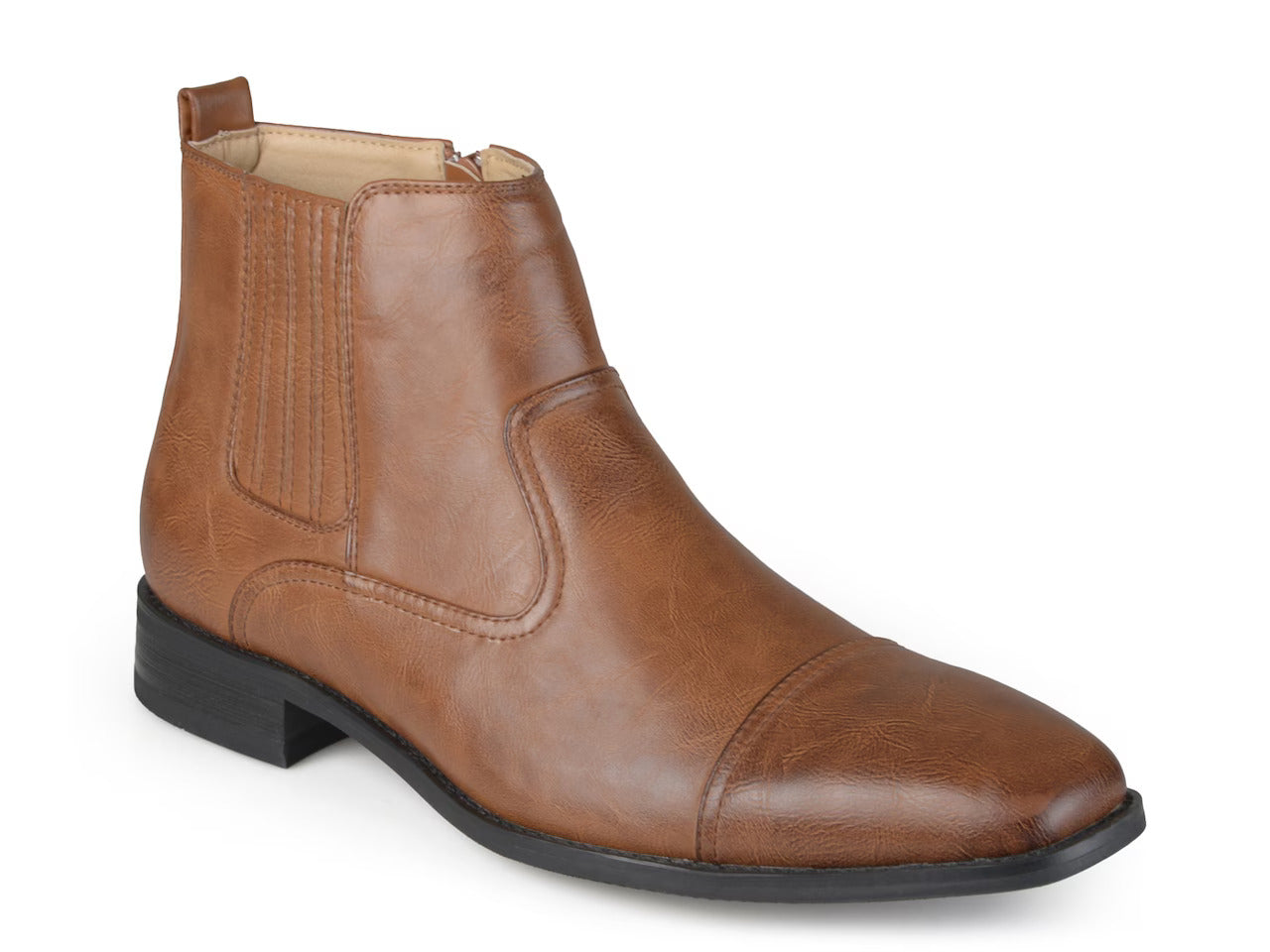 Vance Co. Men's Alex Chelsea Boot Color Brown Size 7W