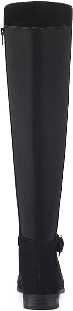 Style & Co Women's Kimmball Wide-Calf Over-The-Knee Boots Color Black Micro Size 9.5M