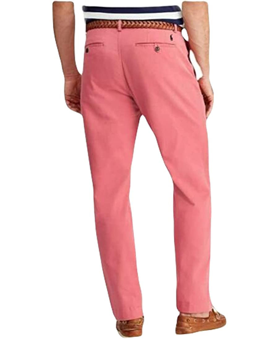 Polo Ralph Lauren Men's Straight Fit Mid-Rise Chino Pants Color Desert Rose W34xL32