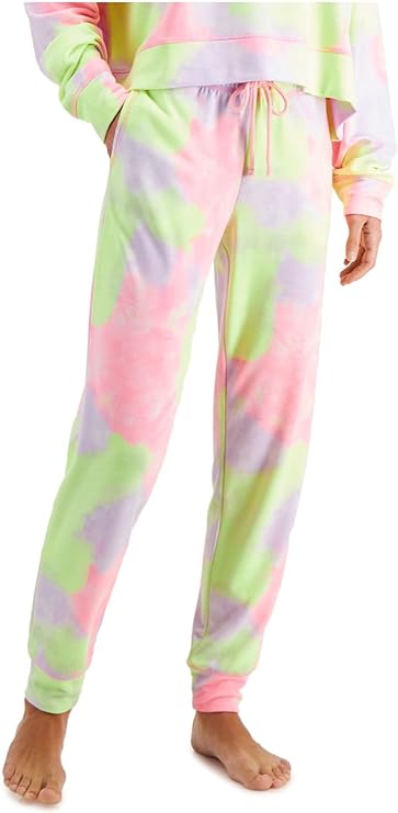 Jenni Women's Jogger Pajama Lounge Pants Color Multi Tiedye Size S