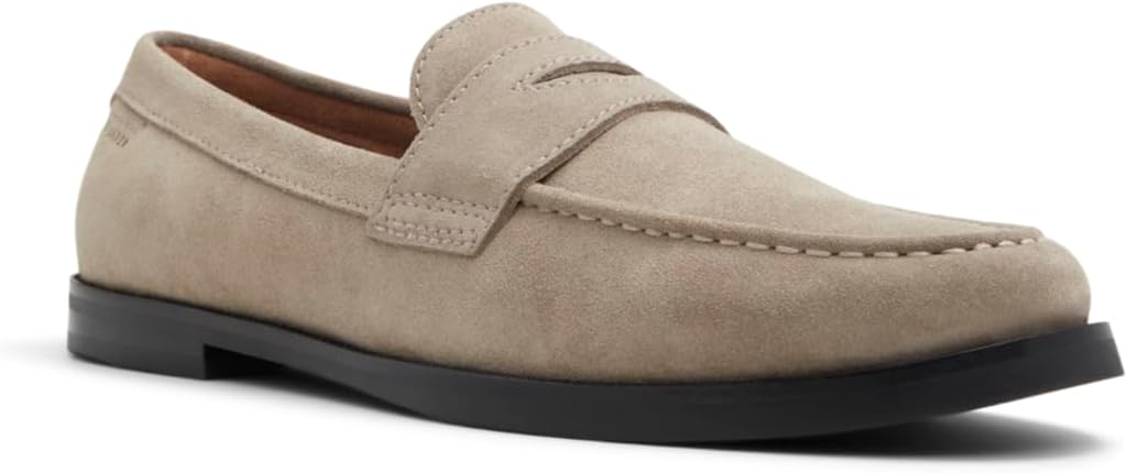 Ted Baker Men's Parliament Slip-On Penny Loafers Khaki Size 9