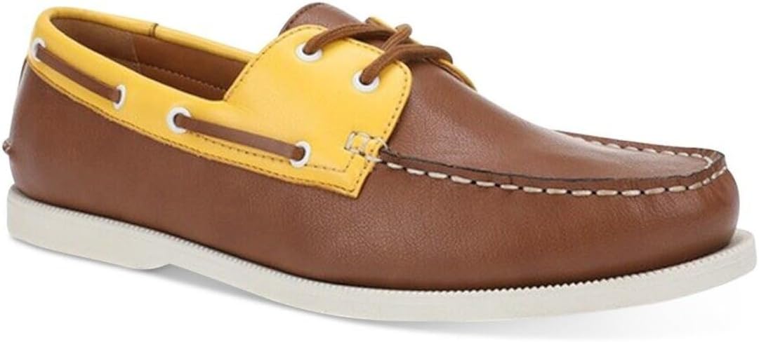 Club Room Men's Elliot Boat Shoes Color Tan Yellow Size 12M