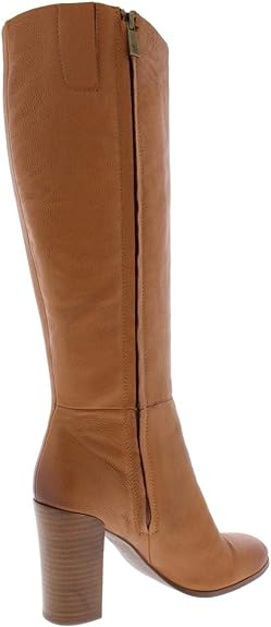 Kenneth Cole New York Women's Justin Leather Lug Boots Color Cognac Size 5.5M