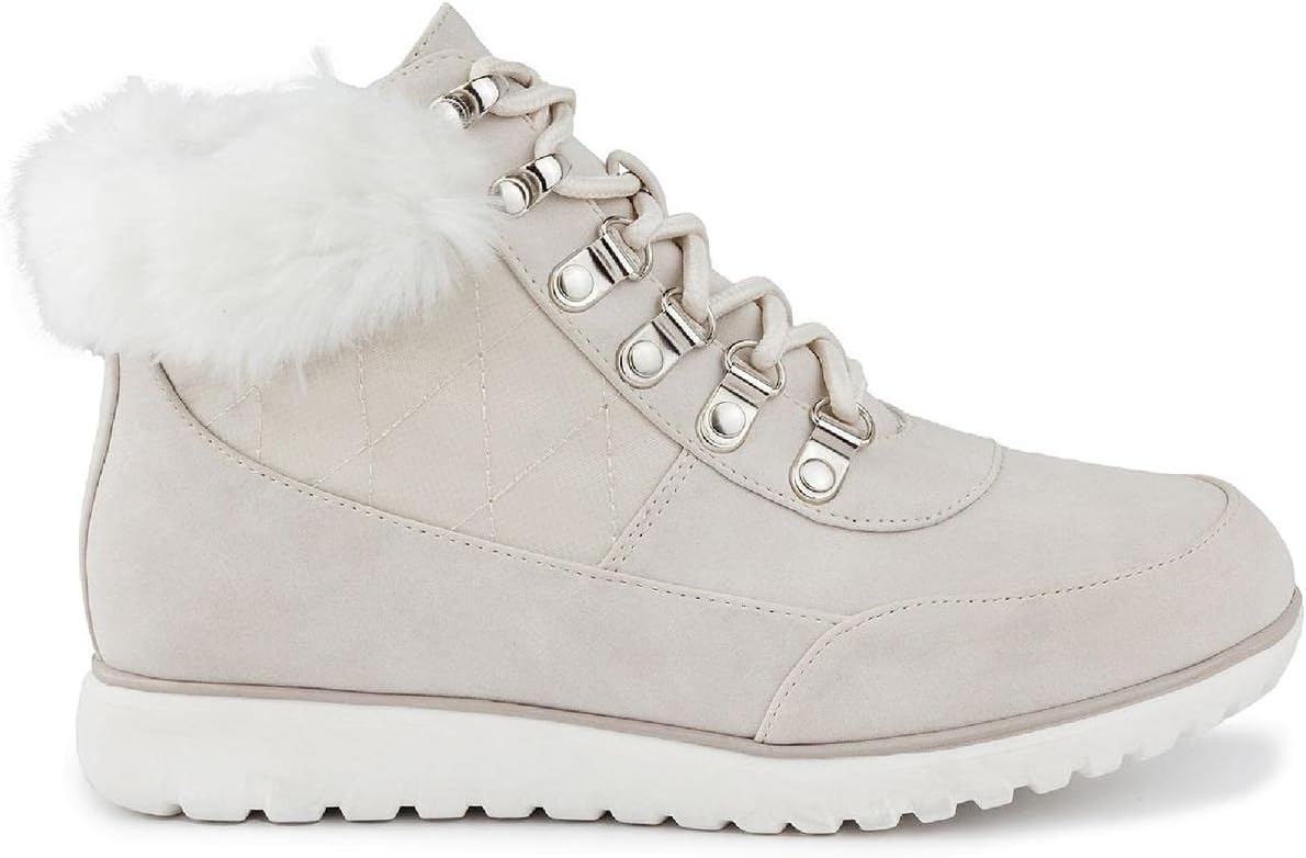 Karen Scott Women's Wanona Faux Suede Ankle Booties Color Winter White Size 12M