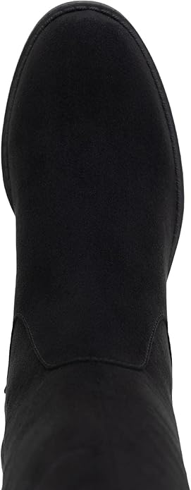 Sun+Stone Women's Allicce Wide-Calf Over-The-Knee Boots Color Black Micro Size 9.5M