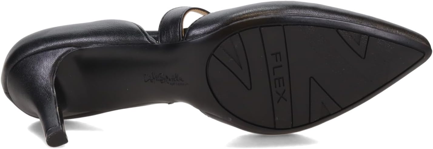 LifeStride Women's Suki Pumps Black Faux Leather Size 8W