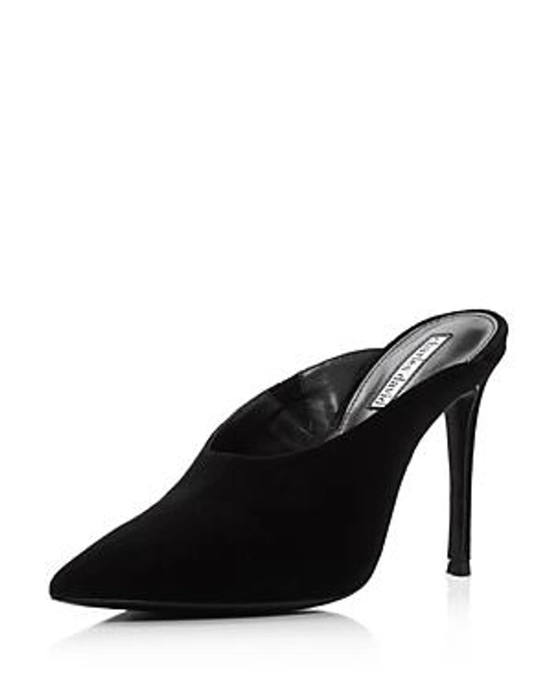 CHARLES DAVID Women's Carlyle Mules Color Black Size 7.5M