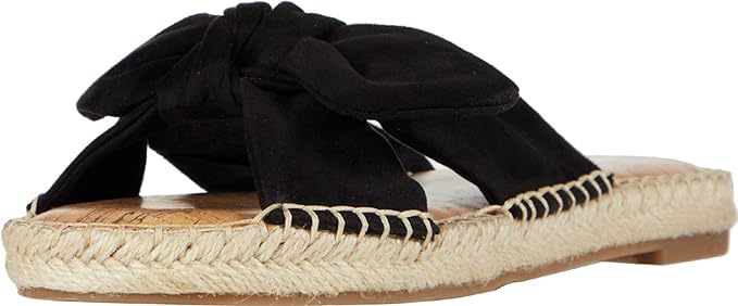 Nine West Women's Brock Suede Sandal Color Black Size 8M