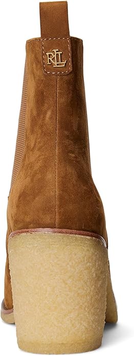 Lauren Ralph Lauren Women's Marianna Pull-On Dress Boots Color Whiskey Size 10M