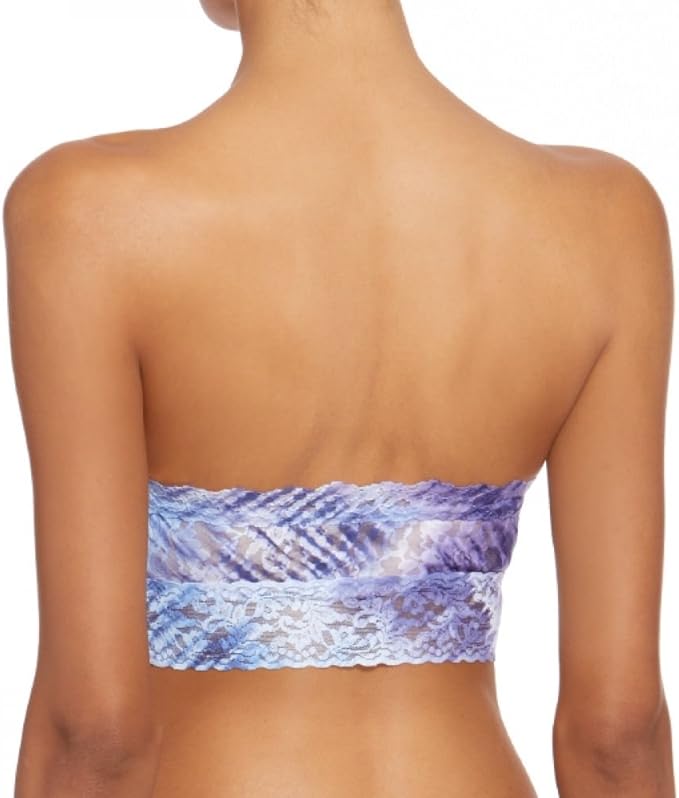 hanky panky Women's Riptide Lined Bandeau Bra Color Purple Size S