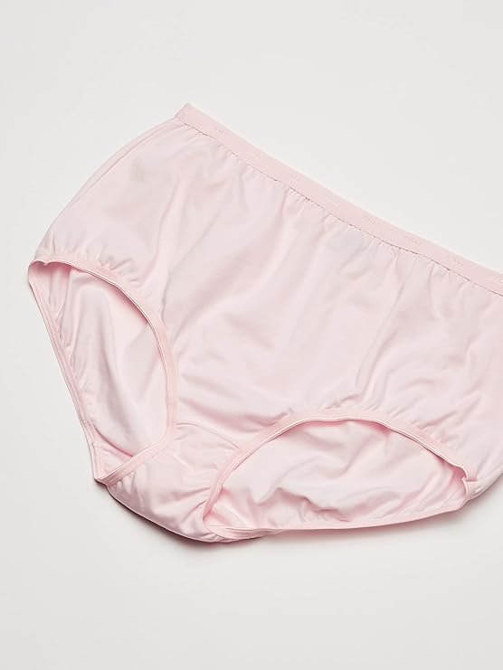 Bali Cut-fit Stretch Brief Full Coverage Panties Silken Pink Size 9