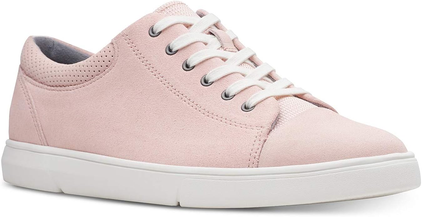 Clarks Men's Landry Vibe Sneakers Color Pink Combo Suede Size 8M