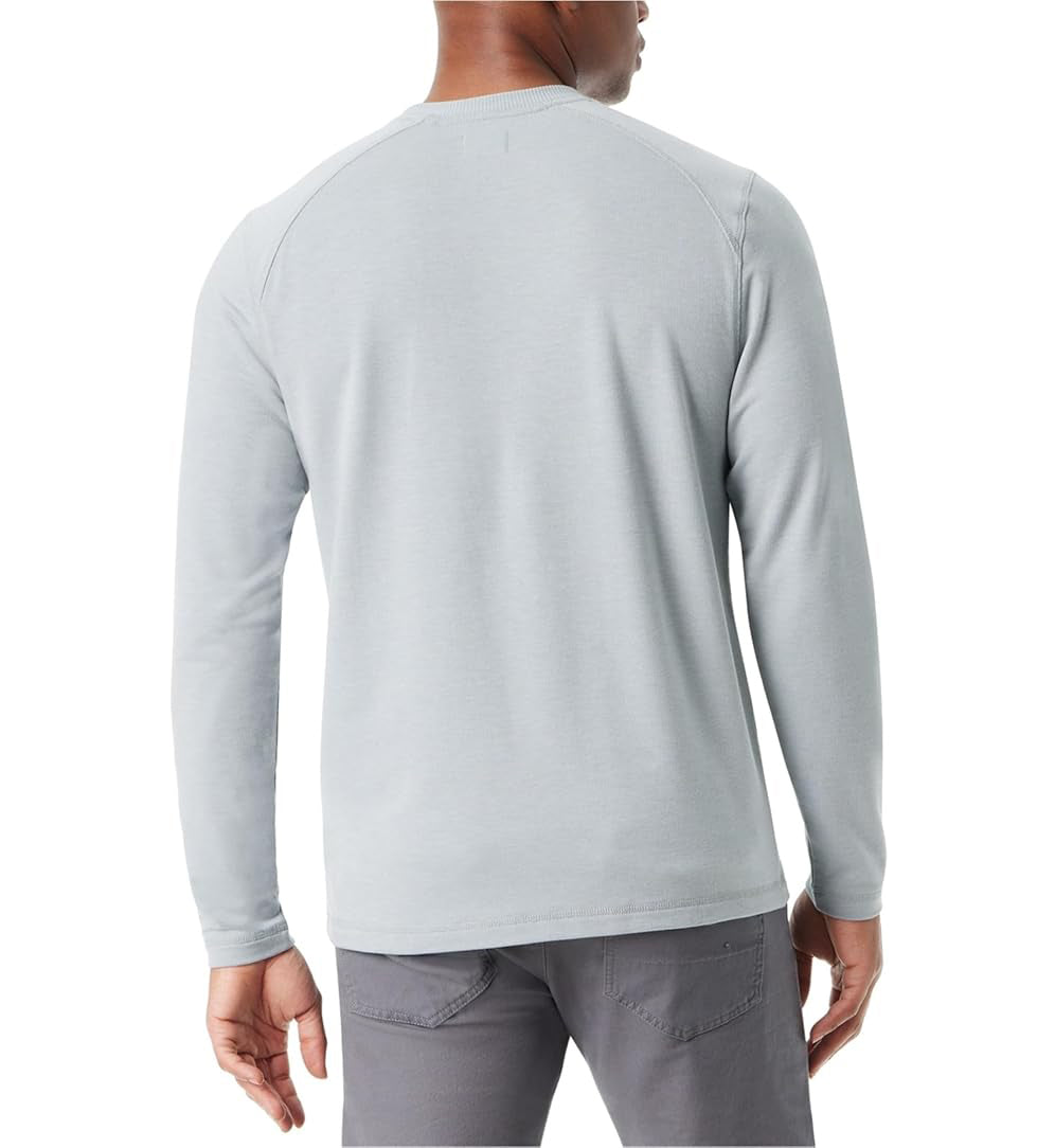 BASS OUTDOOR Men's Long-Sleeve Fashion T-Shirt Quarry Size L