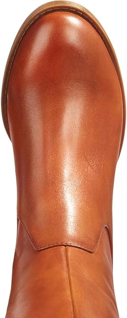 INC International Concepts Karmenn Leather Tall Over-The-Knee Boots Color Cognac Size 5.5M