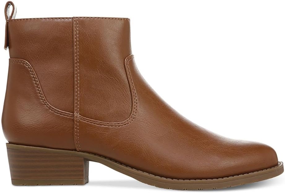 Style & Co Women's Memphyss Ankle Booties Color Cognac Size 8M