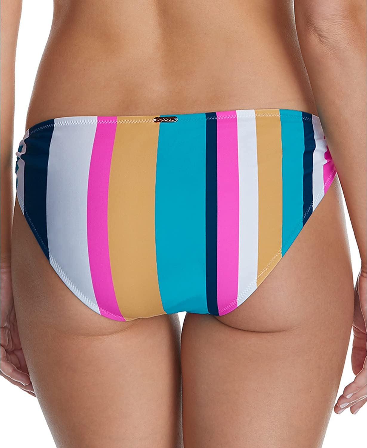 Raisins Juniors Belle Mar Striped O-Ring Bikini Bottom Color Belle Mar Stripe Size XL