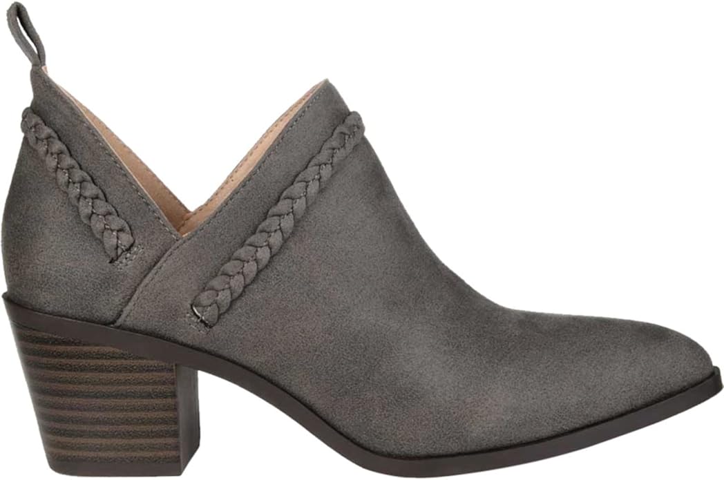Journee Collection Women's Sophie Bootie Color Gray Size 6.5M