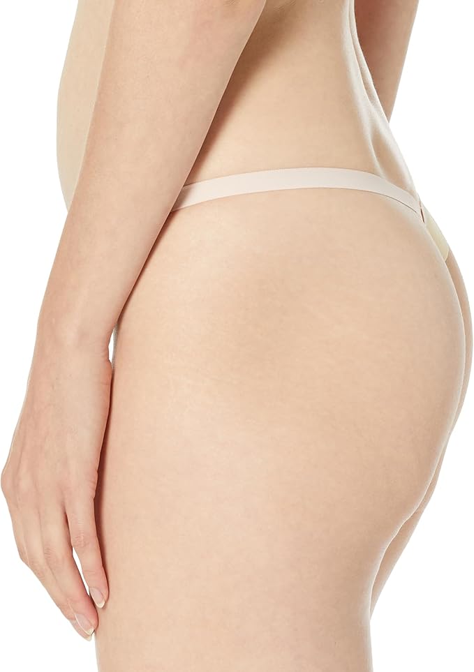 DKNY Women's Active Comfort String Thong Blush Size M