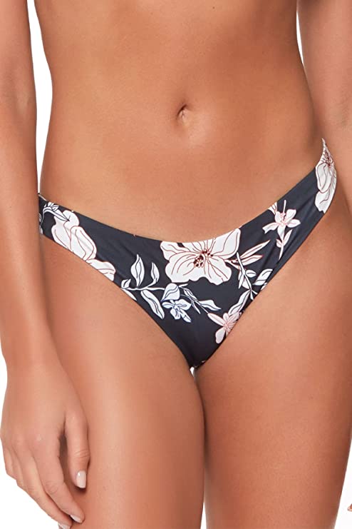 Sanctuary Night in the Jungle Moderate Coverage Bikini Bottoms Color Dark Tropical Size S