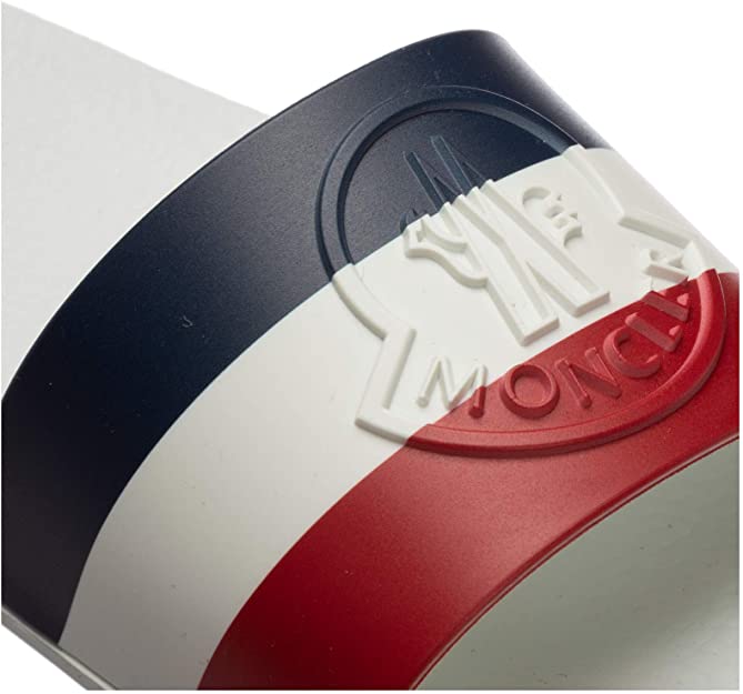 Moncler JEANNE POOL Slides Bianco Color White Size EU 37/US 6.5