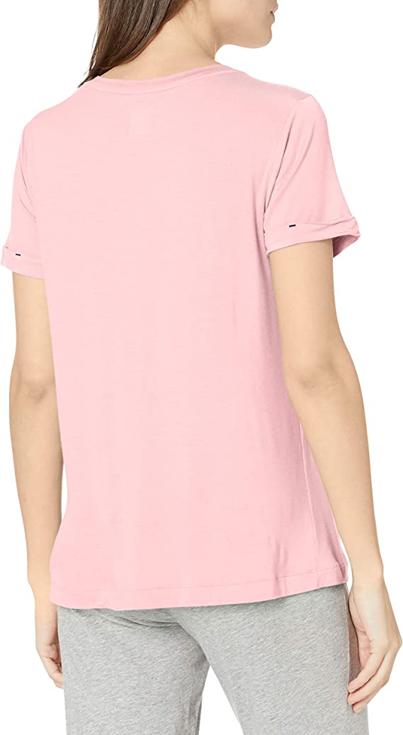 Jane & Bleecker Women's Short Sleeve Pocket Top Color Pink Size M