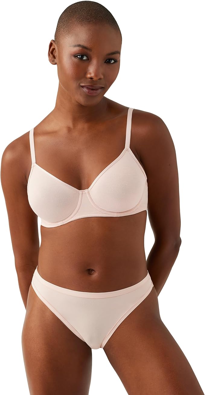 b.tempt'd Women's Cotton To A Tee Underwire Bra Rose Smoke Size 34B