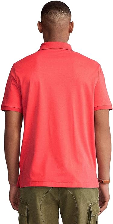 Polo Ralph Lauren Men's Classic-Fit Polo Shirt Rosette Heather Red Size XL