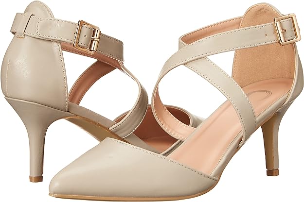 Journee Collection Women's Riva Pumps Color Gray Size 9M